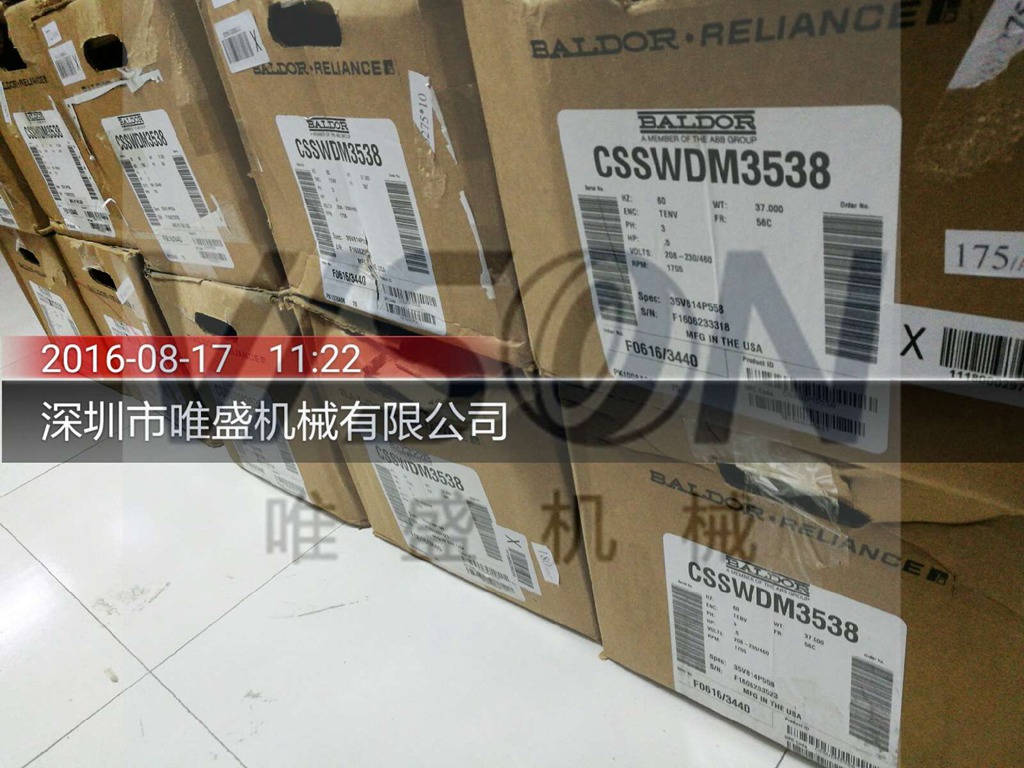 CSSEWDM3556电机参数,BALDOR电机CSSEWDM3556重量